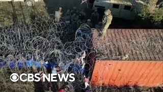More razor wire installed along U.S.-Mexico border in Texas after court ruling
