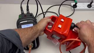 Portable RCD Test Using Metrel Appliance Tester