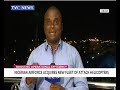 tvc news correspondent sifon essien speaks on new attack helicopters acquired by the nigerian army