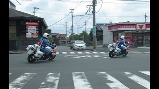 【緊急走行】福岡県警察八幡西警察署白バイ