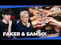 Nvidia’s Jensen Huang meets Faker, tries pork belly and soju this time
