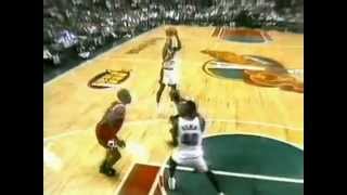 Gary Payton Vs. Michael Jordan - Bulls @ Sonics - 1996 Finals Game 5 (June 14, 1996)