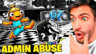 New BLACK & WHITE EVENT + ADMIN ABUSE (Fortnite Kick a Lucky Rot)