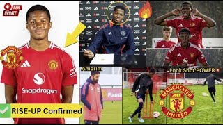 Yes🔥, Chido FINALLY, welcome to Man United 1st Team🔥, All ✅️APPROVED👏after, Show Skills on training.