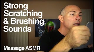 ASMR Binaural Brushing 4 Some Harsh Scratching and Brushing Sounds
