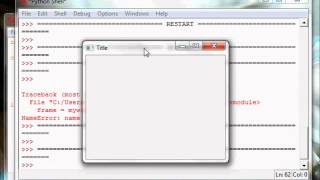 How to Make a Window in WxPython