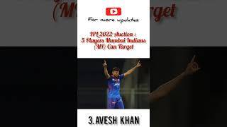 IPL 2022 UPDATES IPL NEWS MEGA Auction: 5 Players Mumbai Indians (MI) Can Target