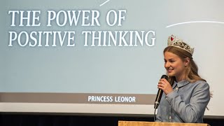 Princess Leonor's Motivational Speech on The Power of Positive Thinking