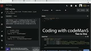 Codewars 7 kyu Two to One JavaScript
