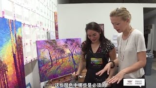 Erin Hanson Artist Interview with Travel Channel China