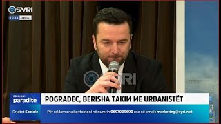 Berisha takim me urbanistët Pogradec, Berisha: Pogradeci para një agresioni mafioz  (11.01.2025)