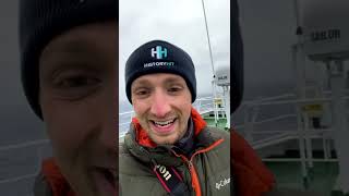 The water is getting rough | TRACKS #shorts #tracks #journey #vlog #ice #snow #ship