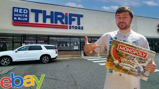 Thrifting over $250 PROFIT at This Thrift Store in Just 1 Hour! Selling on Ebay and Amazon FBA!