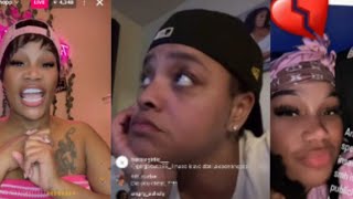 Queen Opp Instagram Live 1/30/25 Dani Unplugged The Wifi 3 Times!! Sierra Shows Her Dirty Panties!!