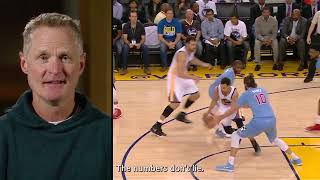 Steve Kerr Remembers an ICONIC Stephen Curry Play