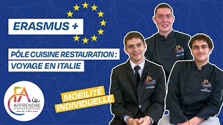 Erasmus+ ✈️ mobilité individuelle - Arthur Jouveau - Joé Gillemardais - Logan Lallier Picard🧑‍🍳