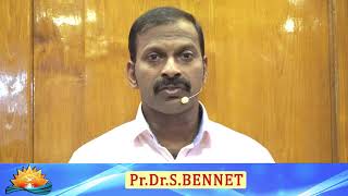 உன் வாழ்க்கை திட்டமிடும் தேவன் | Today's Blessing| Pr.Dr.Bennet |12 Oct 2020