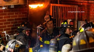 Multiple E-Bikes and Frozen Hydrant at Queens Fire