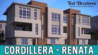 Toll Brothers 3-Story Luxury Townhomes | Renata Model at Cordillera in Summerlin | $621k+