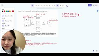 OM235: bottleneck, capacity, utilization example problem [EXAM 1]