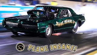 PLANE INSANE! 7 SEC '67 COUGAR! FORD 600CI! TOP SPORTSMAN! RT66!