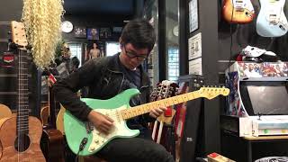 Tokai Guitar AST-95SH Goldstar Sound Japan in Seafoam Green Demo with clean loop and lead