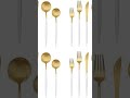 Matte Gold Cutlery Set | 20 Piece Stainless Steel Flatware - Unboxing & Honest Review