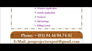 JAVA PROJECTS IN LONDON