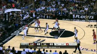 Caron Butler Dunks over Duncan