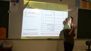 Class lesson on Deposit Slips