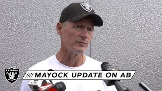 GM Mike Mayock's statement on Antonio Brown | Raiders