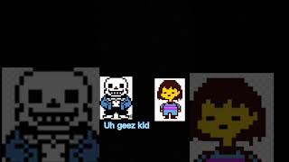 Sans really needed a rest #undertale #memes #shorts #sans #friskthehuman