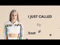 I just called - Anne-Marie (Lyrics Video) Solo version