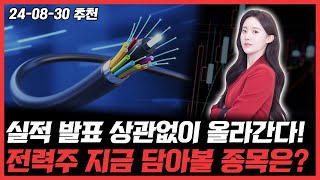 [오늘의 히든주] 실적 발표 상관없이 올라간다! 전력주 지금 담아볼 종목은?