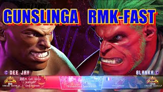 👉 GunSlinga - DeeJay vs Rmk-Fast- Blanka 👈 #streetfighter6