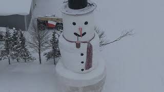 58-Foot Tall Snowman Towers Over Wisconsin