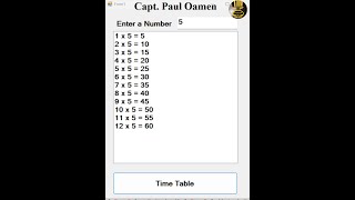 Create a Multiplication Timetable App in VB.NET | Beginner Project Tutorial