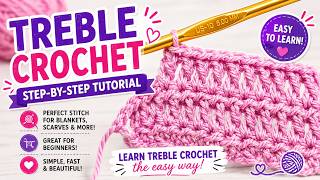 Crochet Treble Stitch | Increase And Decrease Crochet Stitches Step By Step