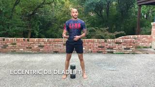 Eccentric DB Deadlift