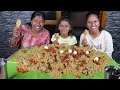 5KG Chicken Biryani And Chicken 65 With Egg Eating Challenge In Tamil Foodies Divya VS Anushya