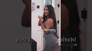 Kim Kardashian and addison rae butt dance