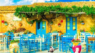 Outdoor Cafe  Ambience - The Best Relaxation from Sicily - Bossa Nova Music For Study & ReLax