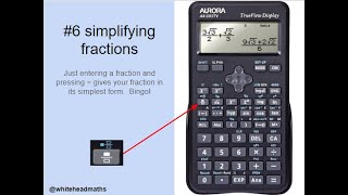 GCSE Calculator #06 - simplifying fractions