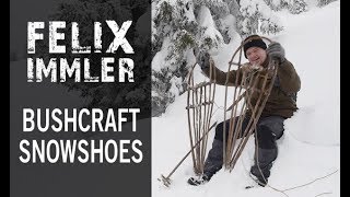 How to improvise Bushcraft Snowshoes / Bushcraft Schneeschuhe