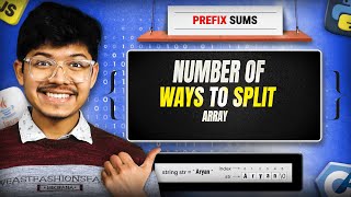 2270. Number of Ways to Split Array | Prefix Sums