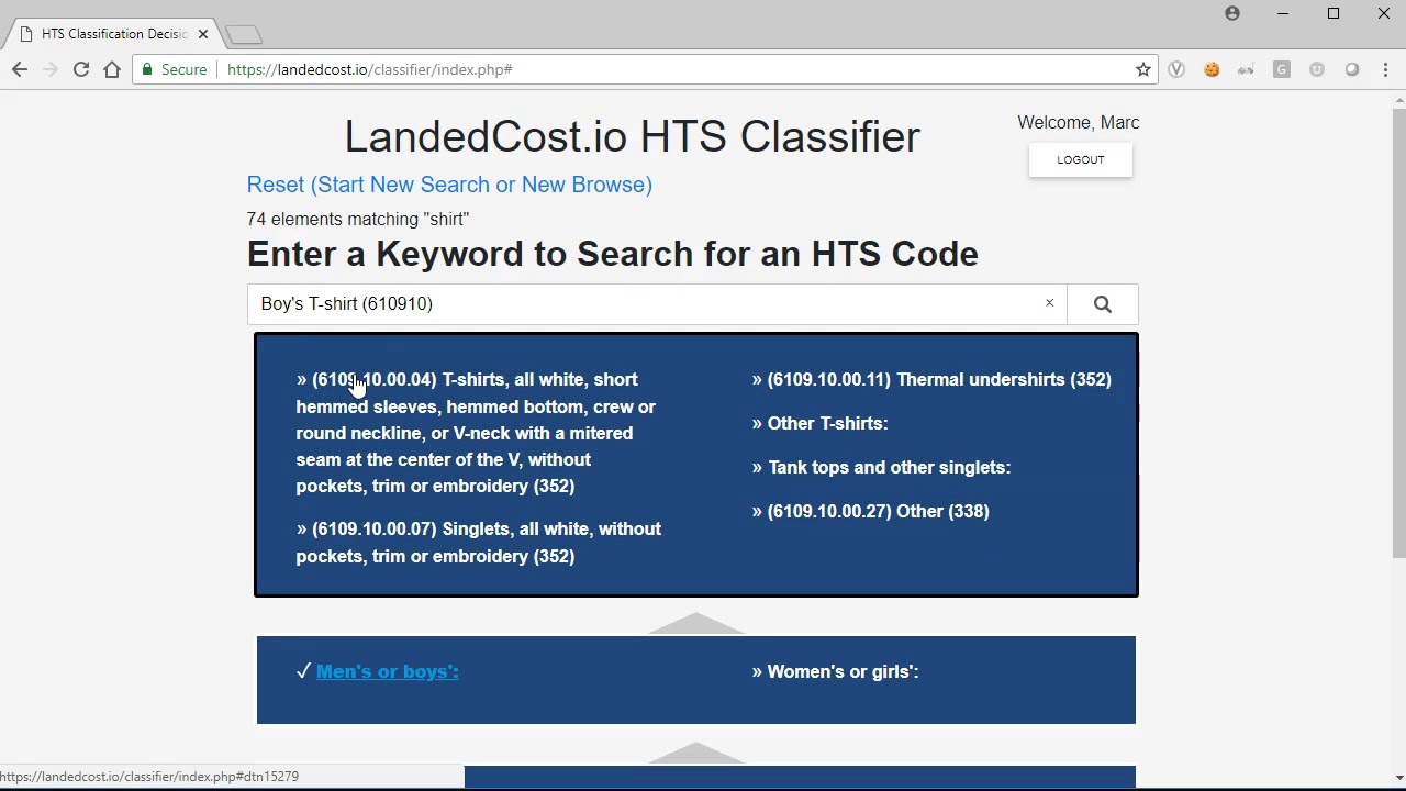 Landedcost Io Hts Code Classifier Youtube