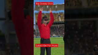 #shorts - The Top Sweep Shot WCC3 Challenge | LIVE: INDIA vs WEST INDIES 2022 Cricket 22