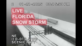 🔴 REPLAY - LIVE Florida Snow Storm Highway Closures