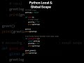 Python local & global scope