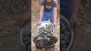 How to crispy Snail with egg #short #food #cook #eat